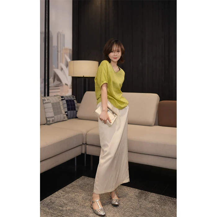 JiaoyeKequer夏季显瘦气质时尚百搭女装半身裙洋气时髦半裙 ZP052