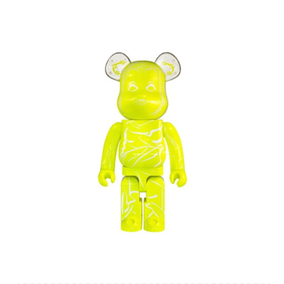 积木熊Bearbrick MSGM 双盒1000%尺寸70cm潮玩