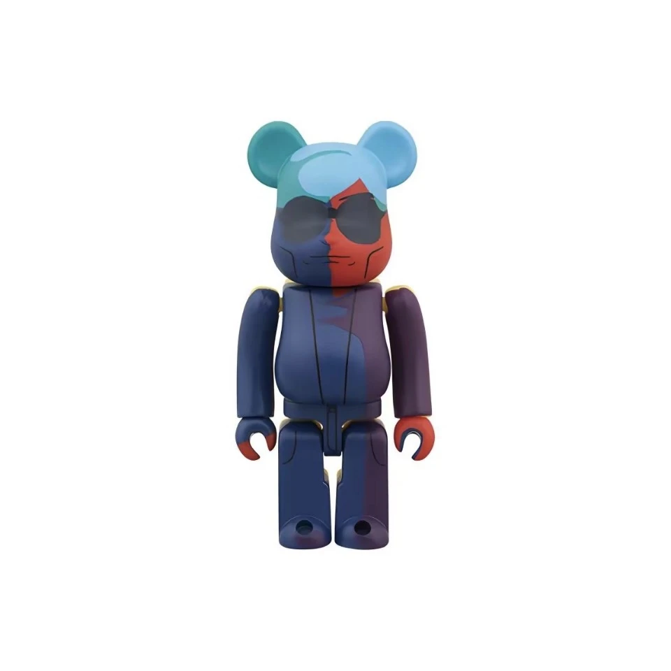 积木熊Bearbrick 安迪沃霍尔 丝网印 单彩盒1000%尺寸70cm潮玩