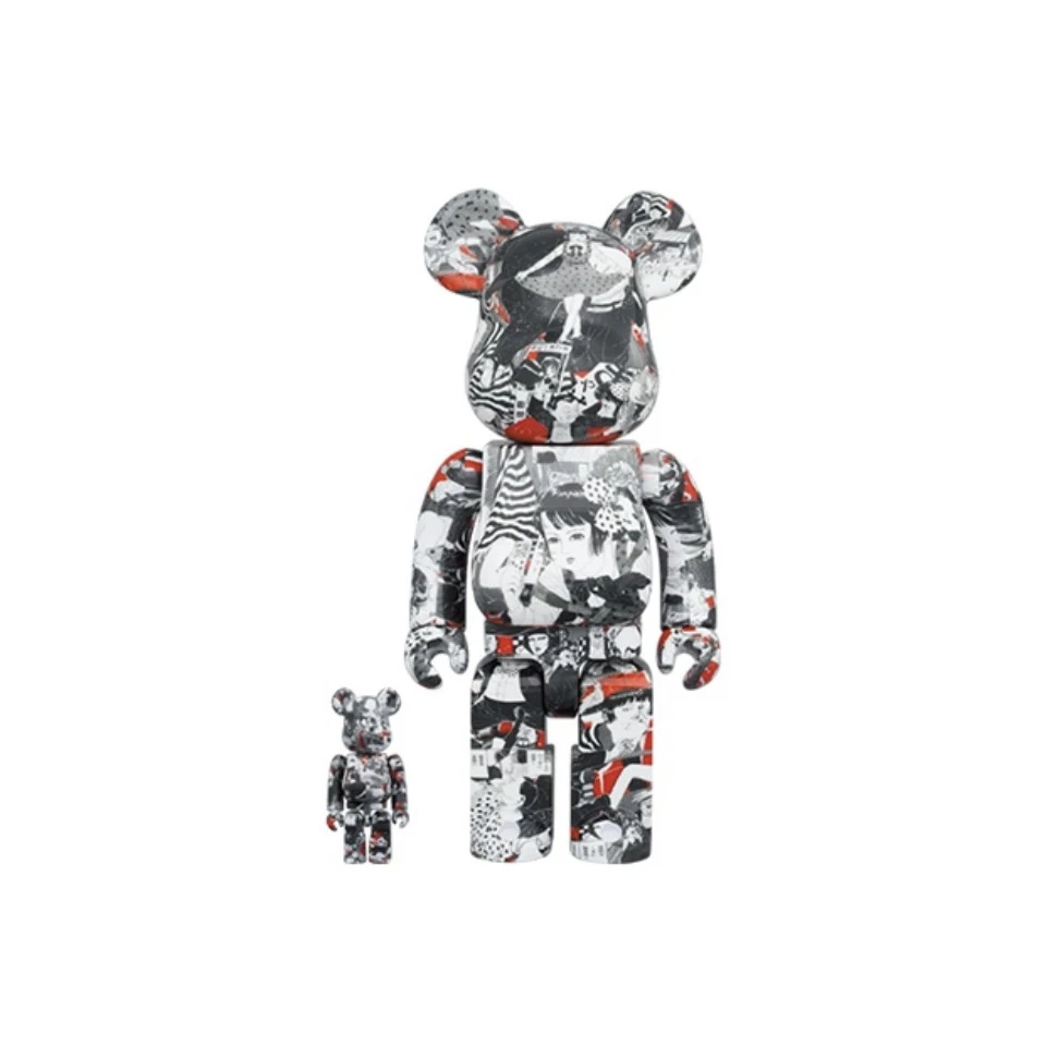 积木熊Bearbrick 少女椿 拆检 400%+100%尺寸 潮玩