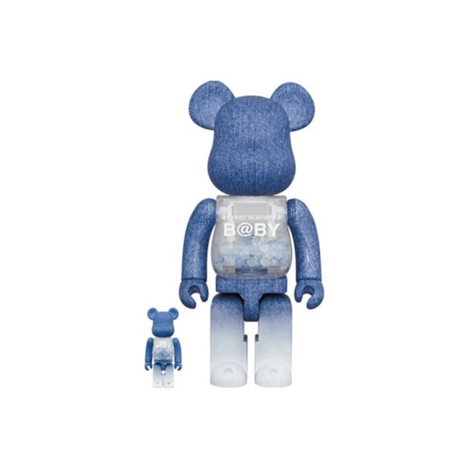 积木熊Bearbrick 牛仔千秋 全新未拆 400%+100%尺寸28cm 潮玩