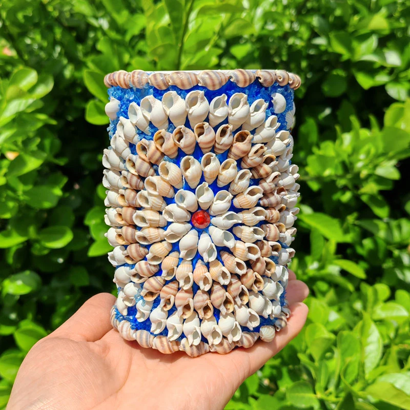 海螺贝壳笔筒创意家居饰品摆件贝壳工艺品热卖特色礼品儿童礼物