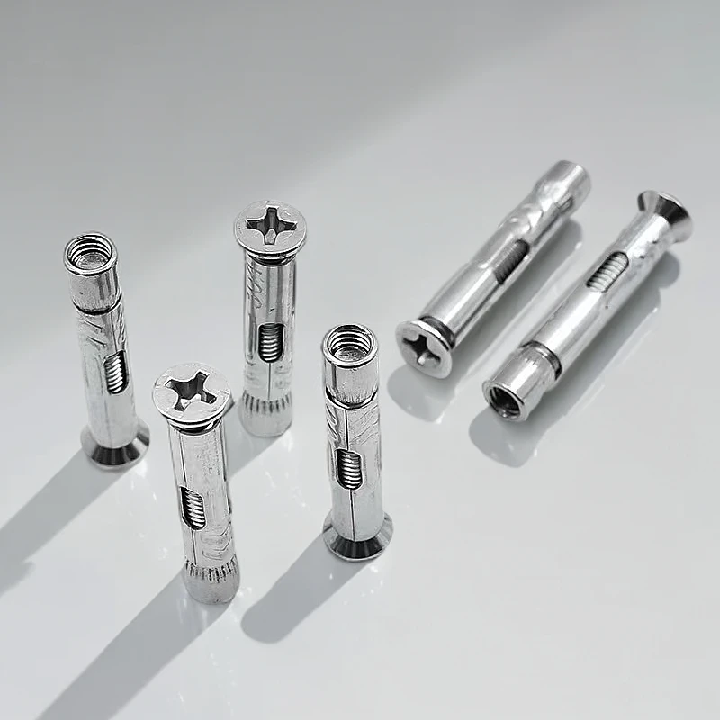 沉头十字螺丝304不锈钢镀锌平头无头拉爆螺栓M6M8窗式壁虎沉头