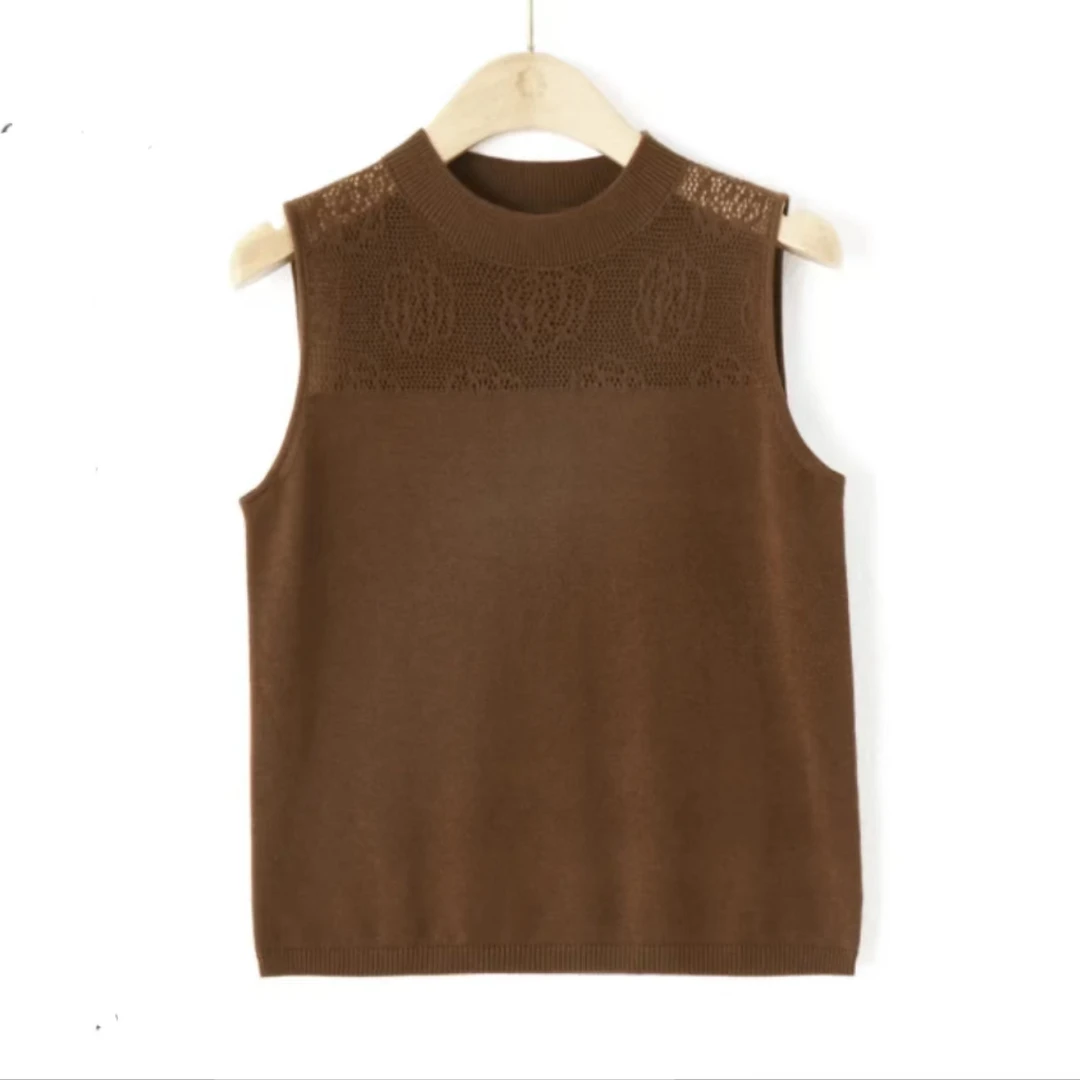 2024秋季内搭打底修身针织衫气质百搭上衣套头开衫女