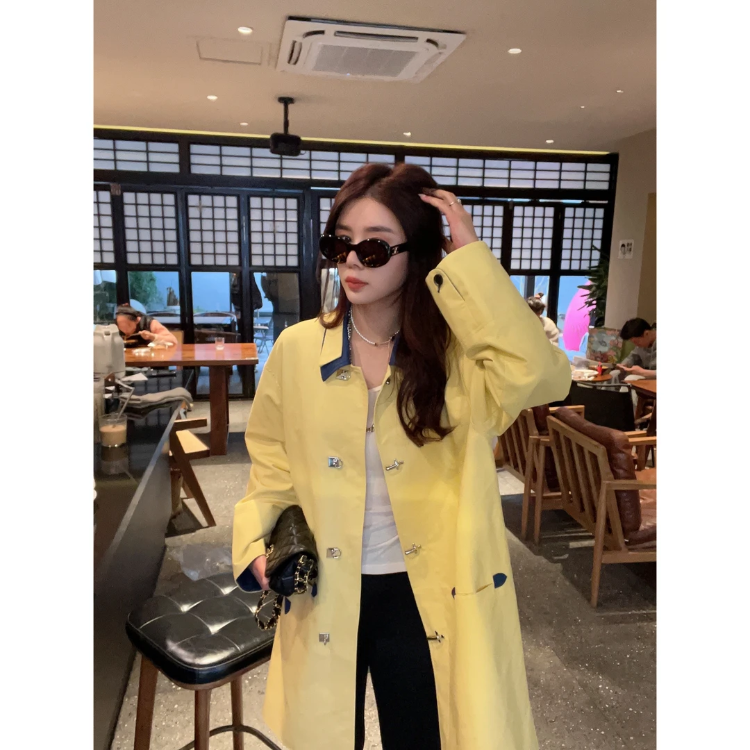 881#P01053新款“麦瑟尔夫人”风衣