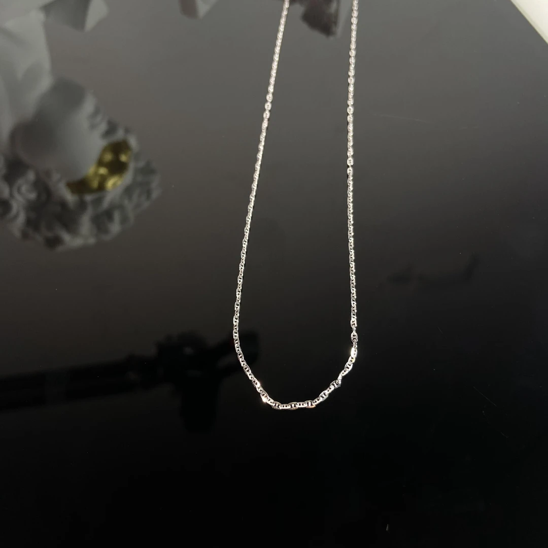 【芮泊珠宝】PT950铂金弹簧扣猪鼻子链素链（多退少补）铂金项链