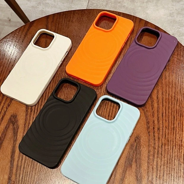 磁吸太阳壳适用苹果16/15promax简约手机壳iPhone14防摔13保护套