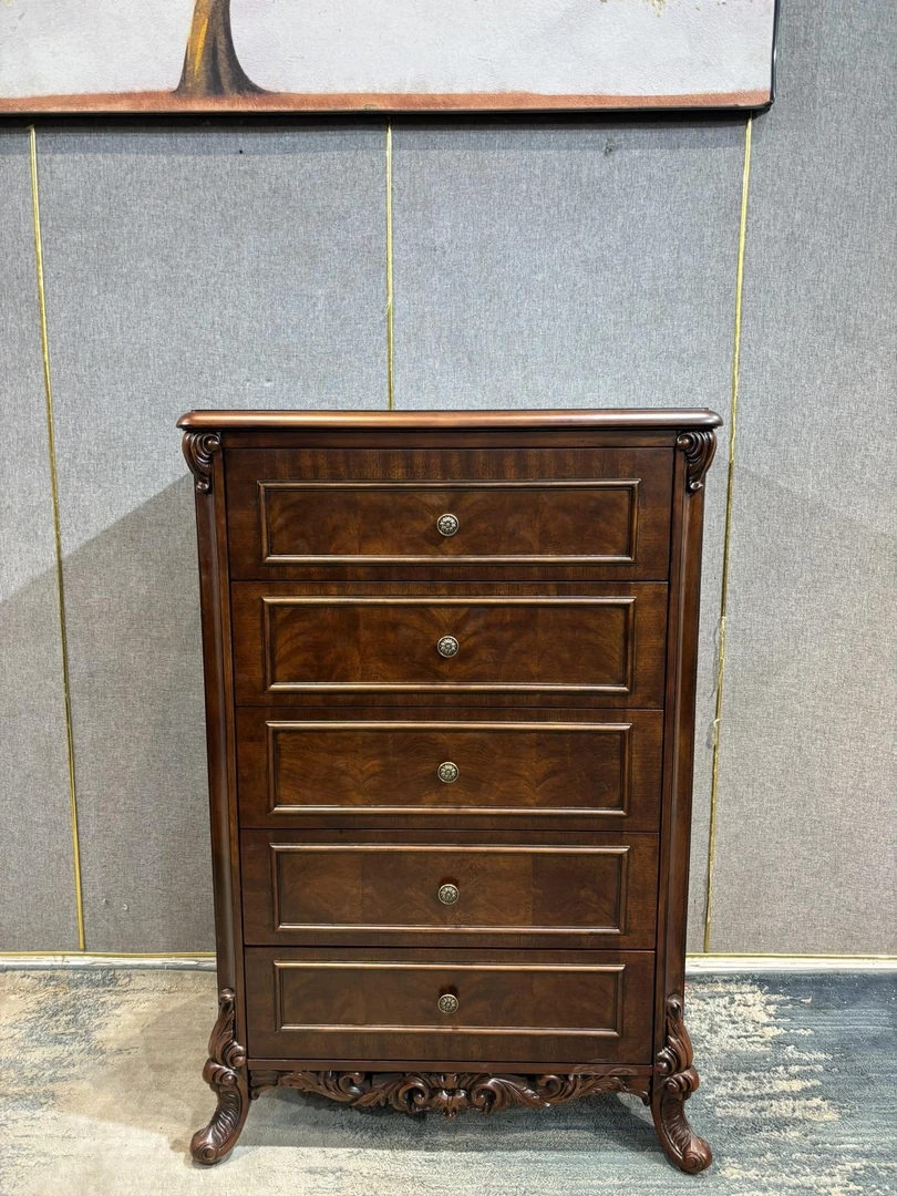 124五斗柜 770*530*1190 美式复古斗柜家用客厅卧室