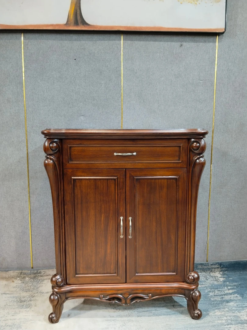 108鞋柜 870*500*1120 美式复古简约雕花家用大容量