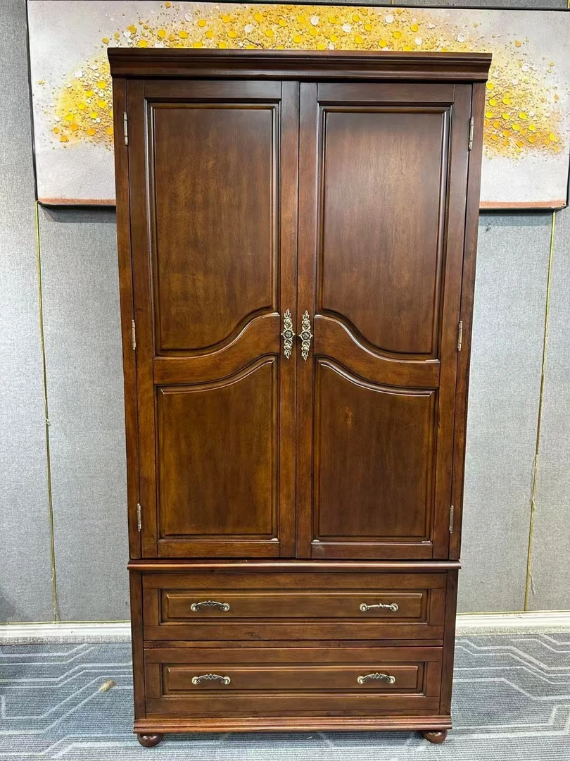 118两门衣柜 1000*550*2040 美式复古家用