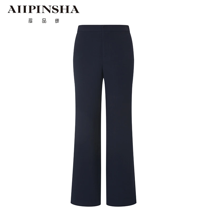 爱品纱浅蓝女士百搭休闲时尚直筒裤E3FP129PI7