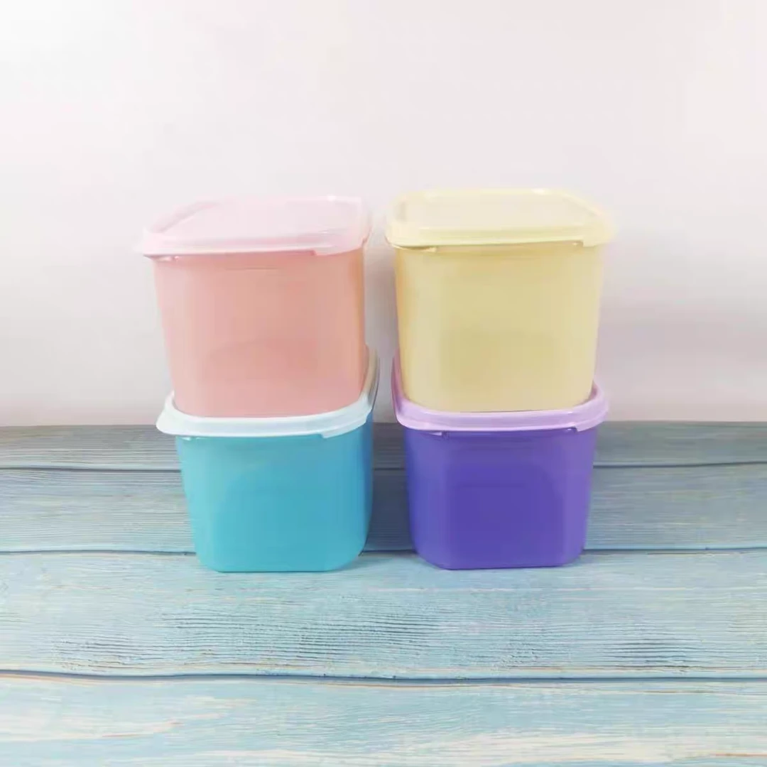 1.9L长方厨房食品储藏收纳盒干货密封保鲜保鲜盒密封盒冰箱收纳盒