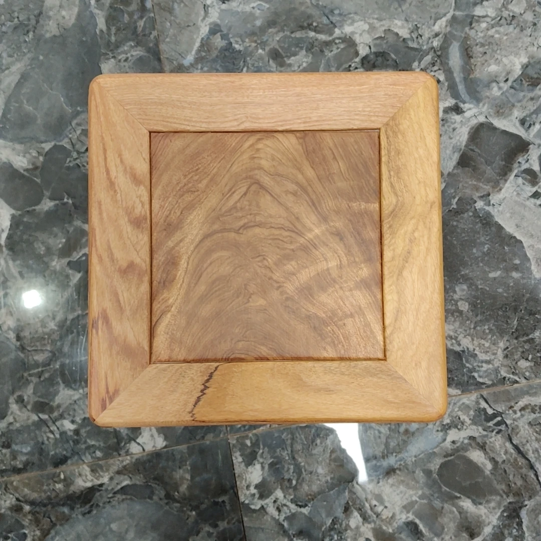 小巴花清漆本色小方凳尺寸28*28*28凳子