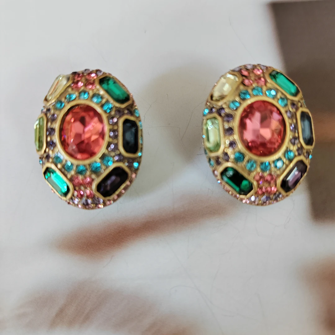 复古 气质多色饰品  气质法式重工手工中古宫廷风轻奢时尚