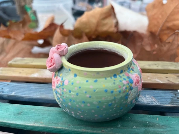 咪可多肉花盆  花花场景盆