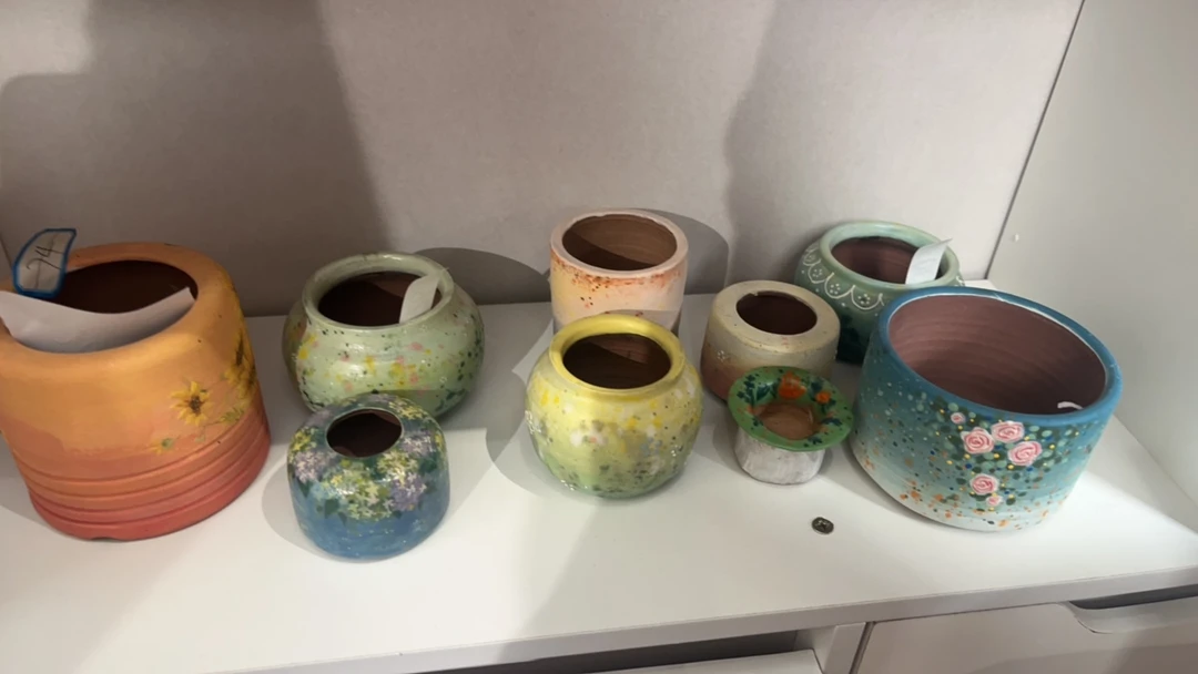 多肉花盆 手绘盆