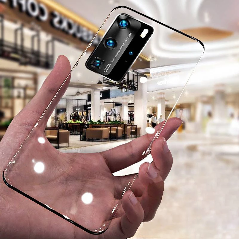 适用于华为P40 Pro+超薄无边框手机壳【清凉裸机手感+高透明】