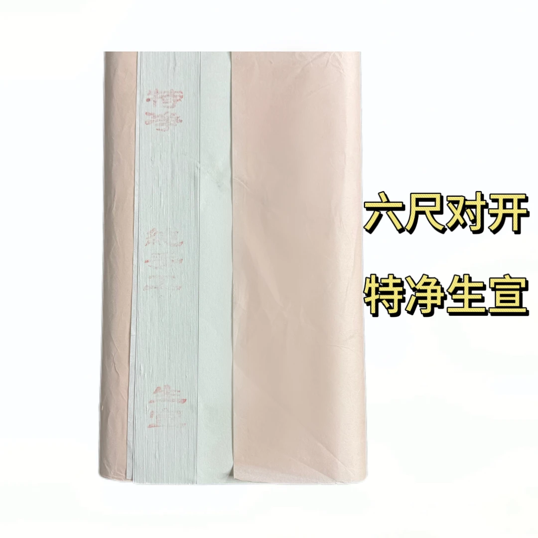 嘉州八大山人【六尺对开生宣】国画山水专用六尺对开48*180老宣纸