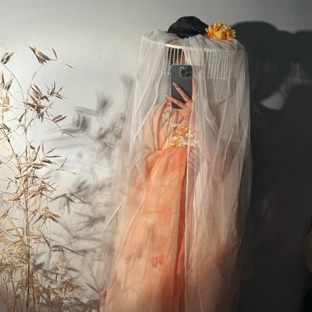 【花神流苏斗笠】古风汉服配饰