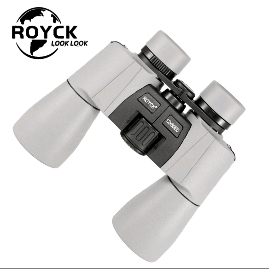 ROYCK山岩灰限量版ED12x50望远镜户外旅游观鸟手持放牧寻蜂望远镜