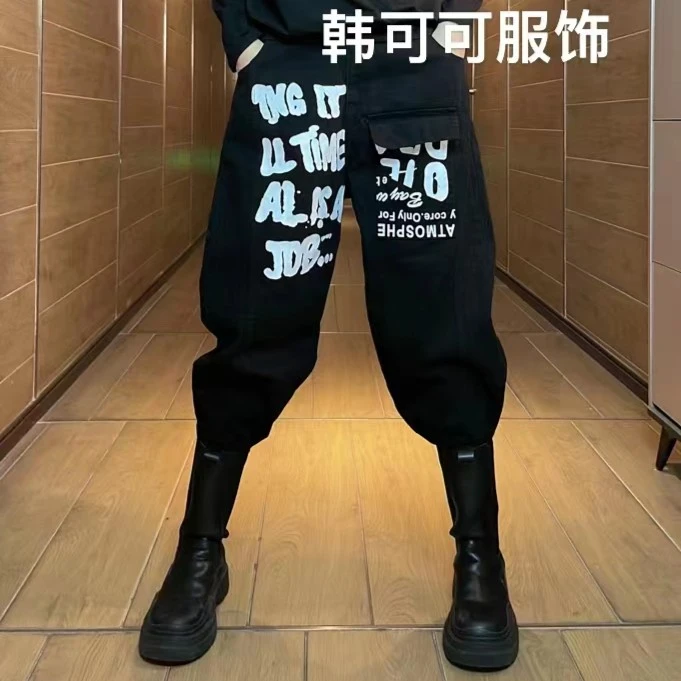 潇洒姐推荐 23009新款束脚春秋季时尚百搭休闲裤