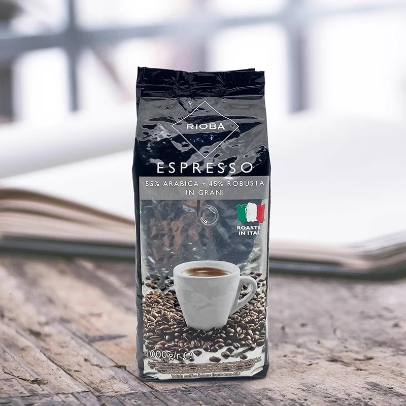 瑞吧麦德龙意大利进口RIOBA瑞吧银装咖啡豆意式特浓ESPRESSO 1KG