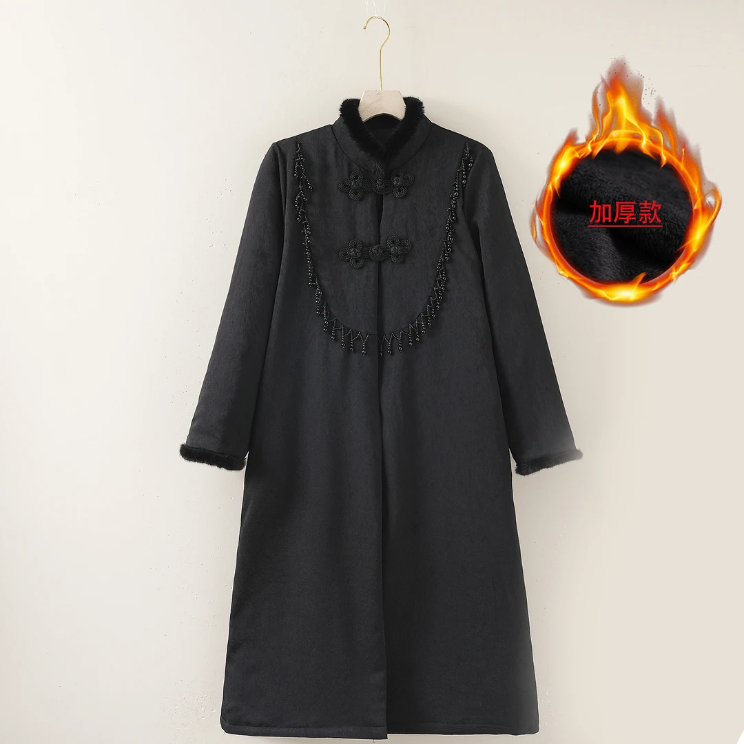 扶苏新中式气质时尚国风中长款外套