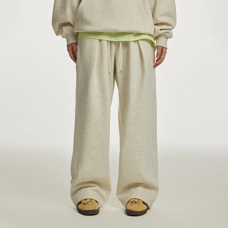 【031】江南先生抽绳加绒休闲裤男女秋季潮牌运动卫裤JN43J60