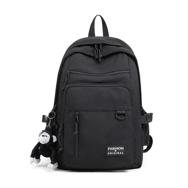 HanGou双肩包女初中高中大学生书包大容量背包通勤旅行包休闲旅游