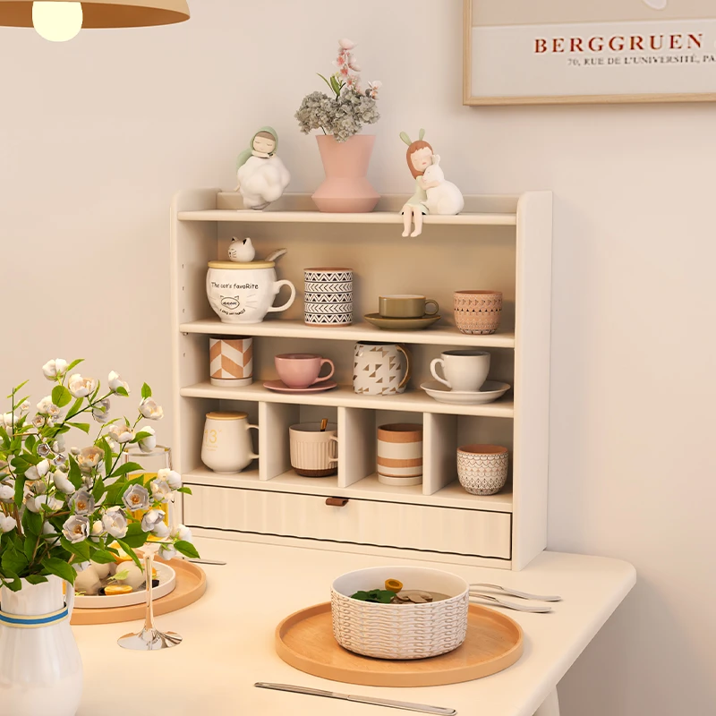 杯子收纳置物架实木挂墙木格子墙上壁面格子架水杯杯展示架杯架