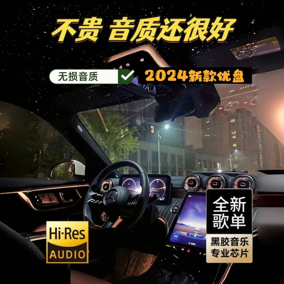 【特调版本】无损立体环绕音质车载音乐U盘黑胶品质流行歌即插即用