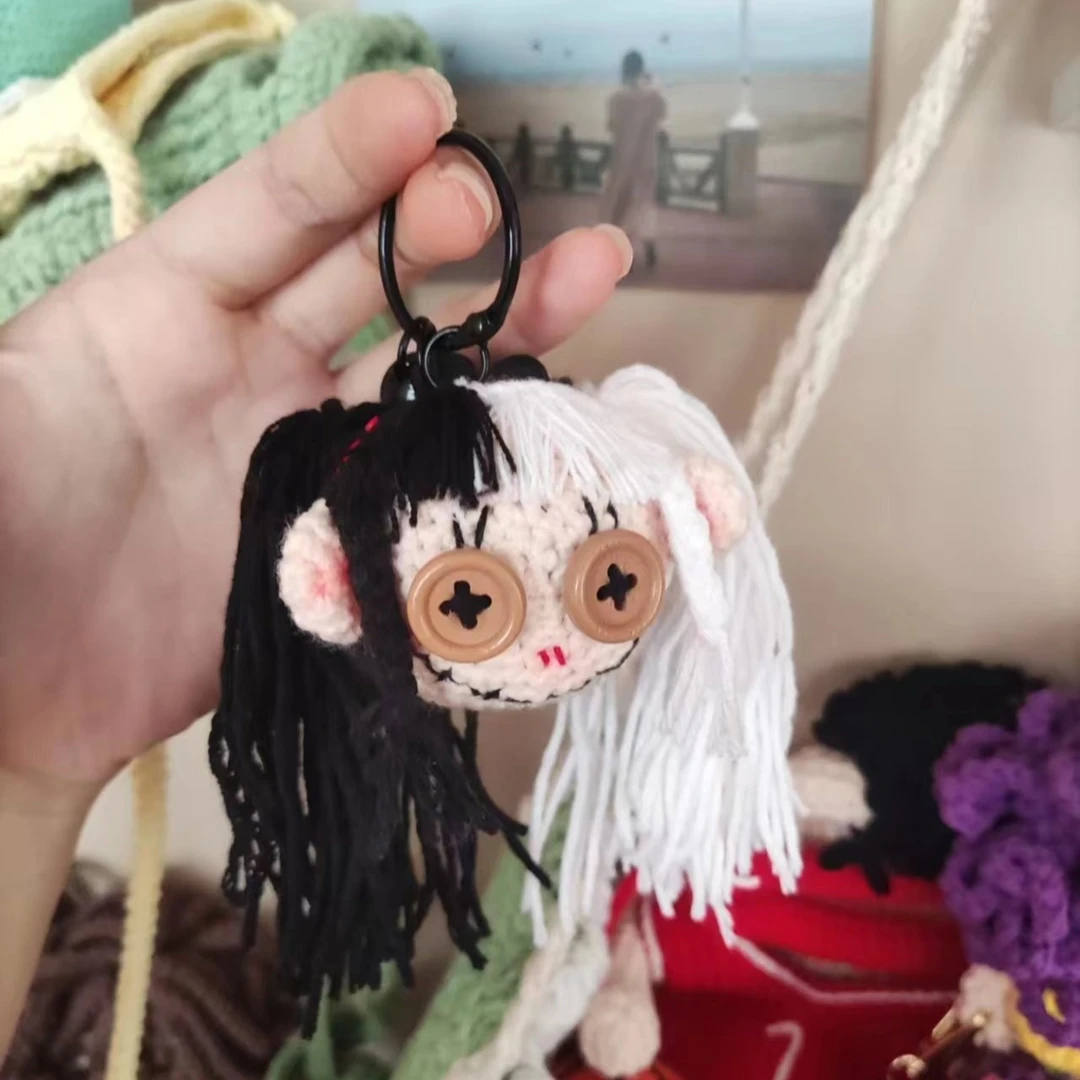 手工毛线钩织diy鬼娃娃小鬼头玩偶挂件成品