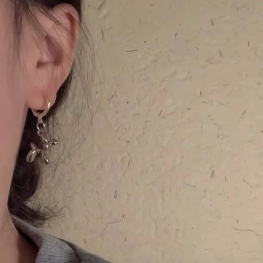 铜合金耳饰 879可爱韩版休闲气球狗耳环