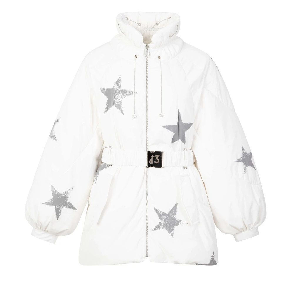 星星链条反光羽绒服