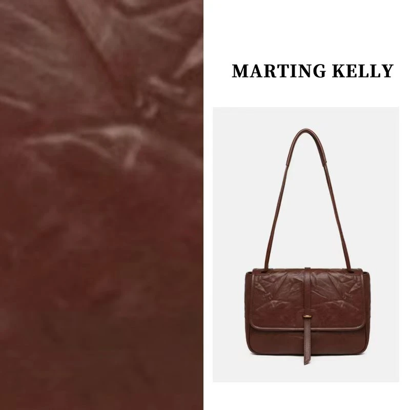 MARTING KELLY 新款时尚高级感轻奢百搭单肩斜挎包M005棕色