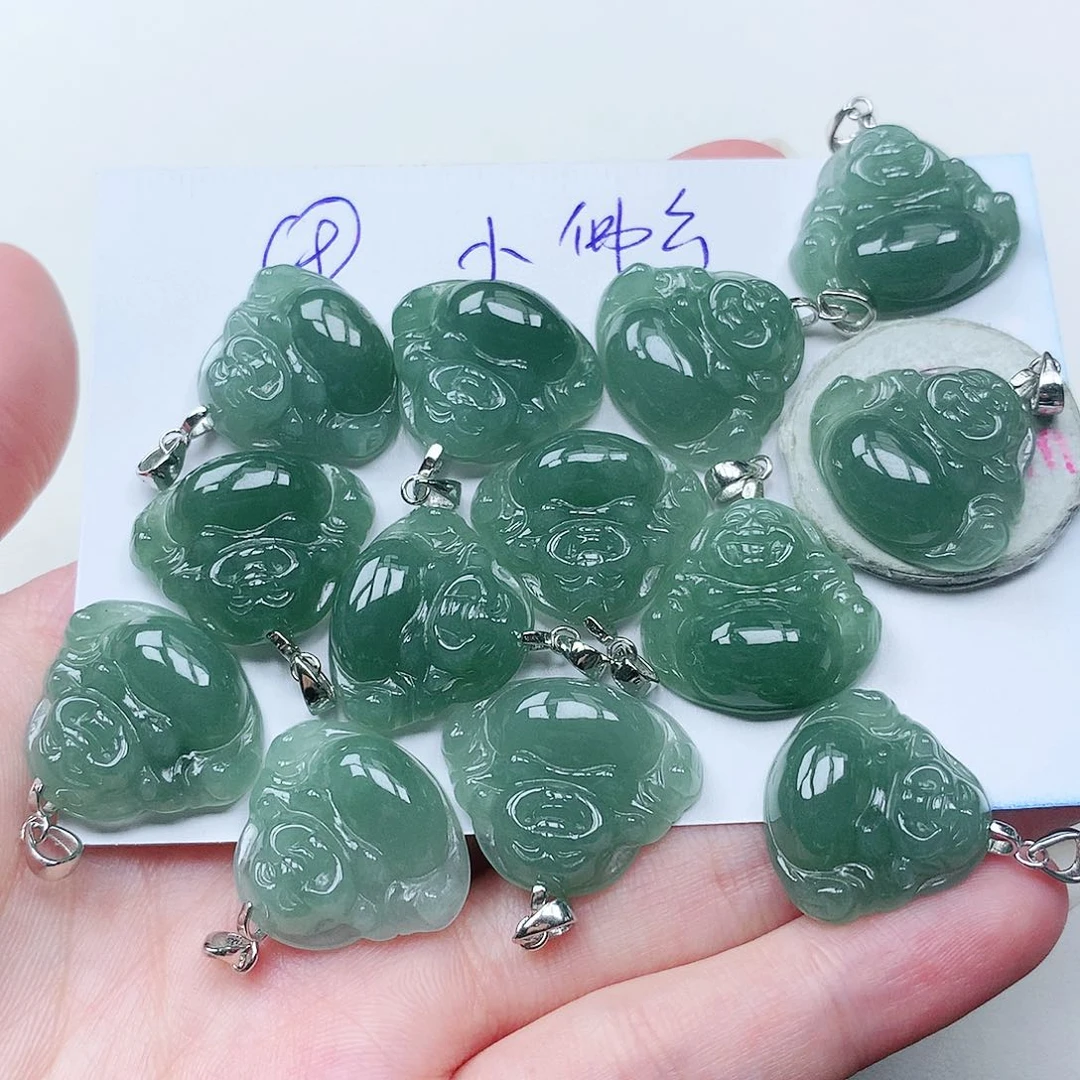 翡翠颈饰银S925镶嵌多样性发其一