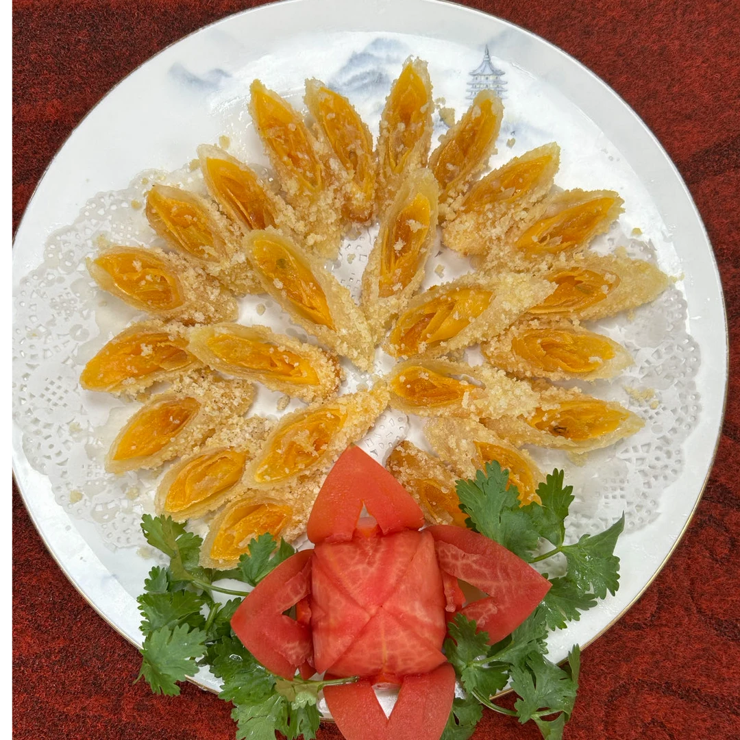 酥皮咸蛋黄卷条【咸蛋卷】油炸半成品潮汕小吃（顺丰冷链）
