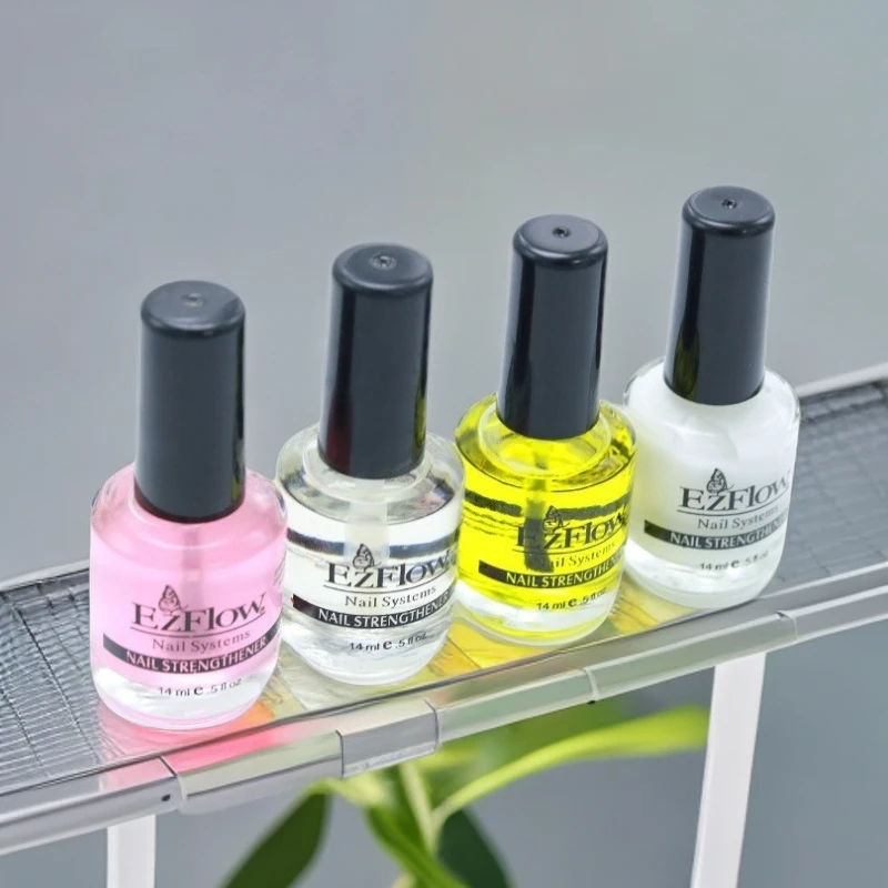 美甲护产品EzFIow营养油底油无毒亮油软化剂四合一组合
