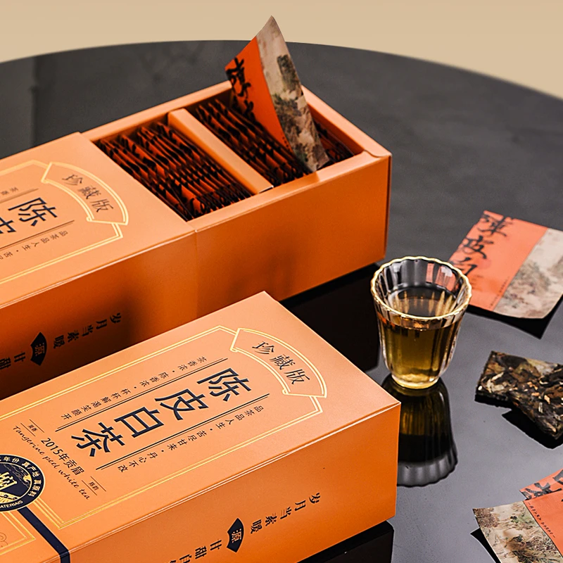 茶马世家陈皮白茶正宗福鼎白茶贡眉陈皮茶官方正品老白茶正宗茶叶