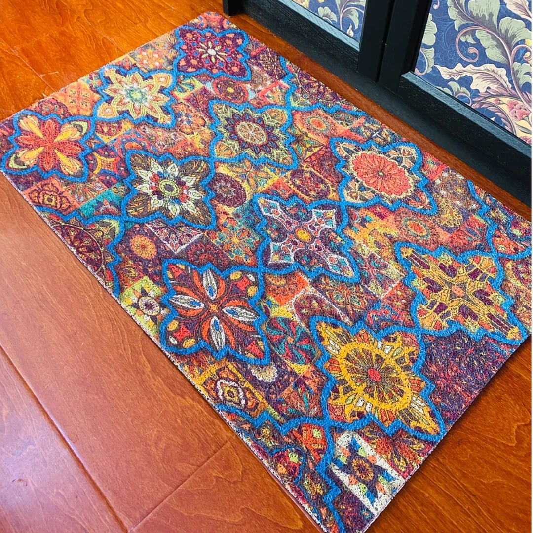 进门地垫可裁剪丝圈脚垫车垫玄关垫临门垫（摩洛哥丝圈垫50*80）