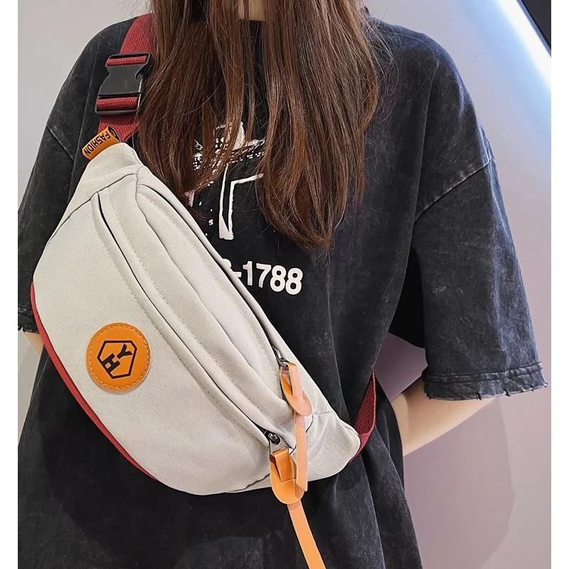 胸包男ins潮小包简约运动小挎包学生腰包单肩包小众潮牌斜跨包女