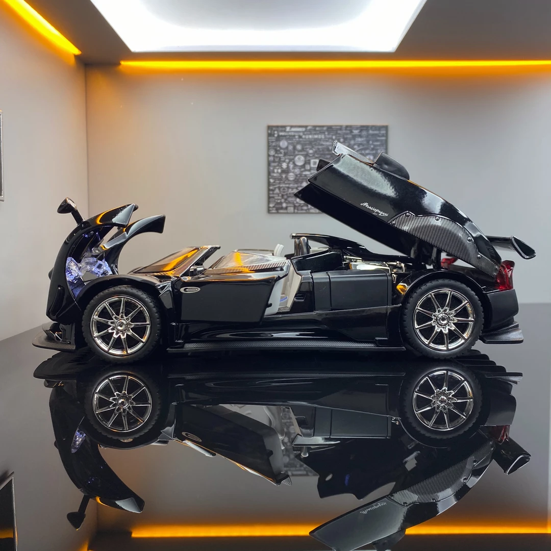 【油画艺术限定】帕加尼Zonda 合金全开 1:24 汽车模型礼品摆件