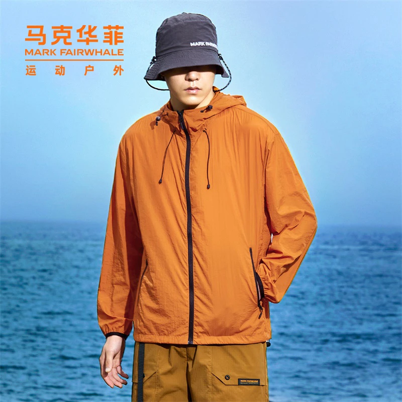 马克华菲夏季运动凉感防晒衣防紫外线防晒服透气户外休闲皮肤风衣