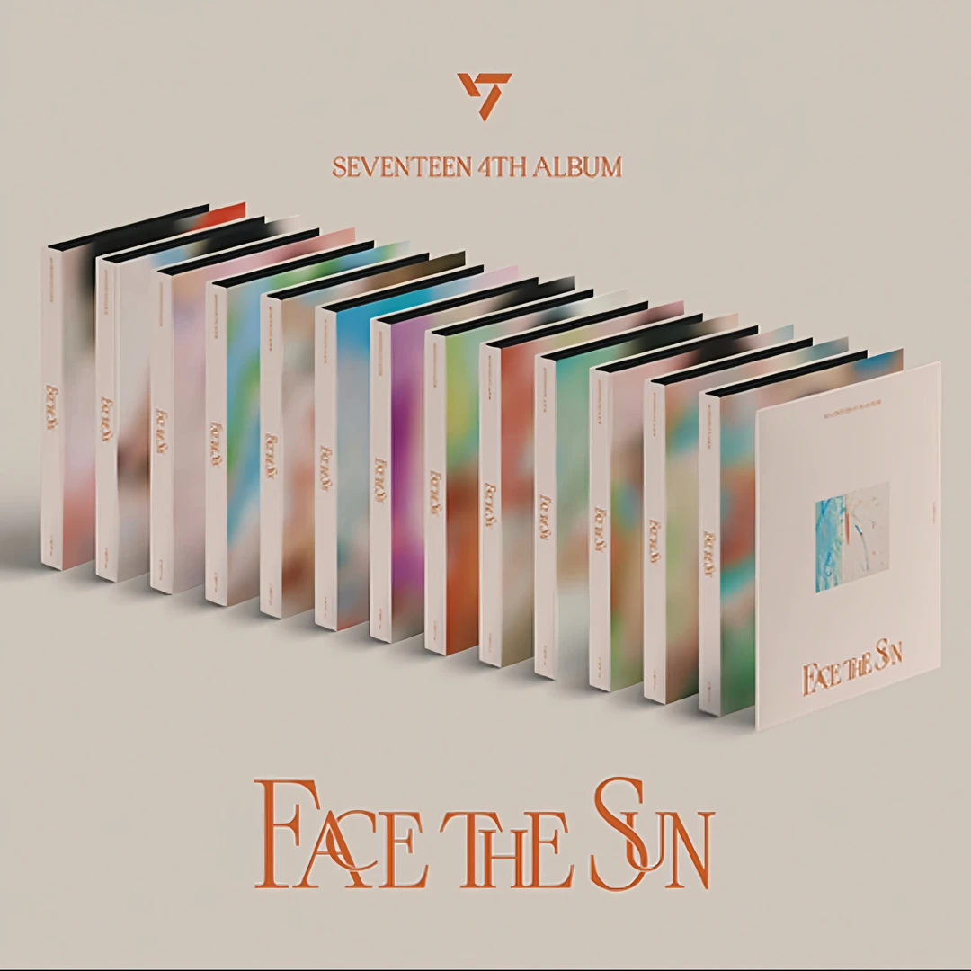 包邮 现货指定封 全新SEVENTEEN Face the Sun CARAT油彩克拉盘