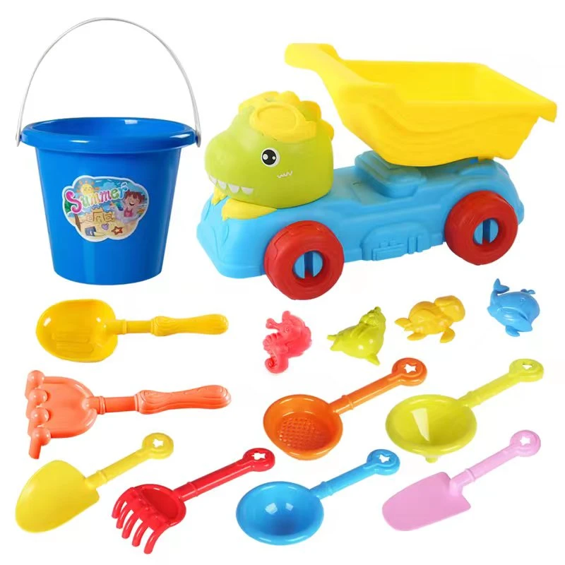 儿童沙滩玩具套装宝宝戏水玩沙决明子沙漏铲子沙滩桶可爱儿童工具