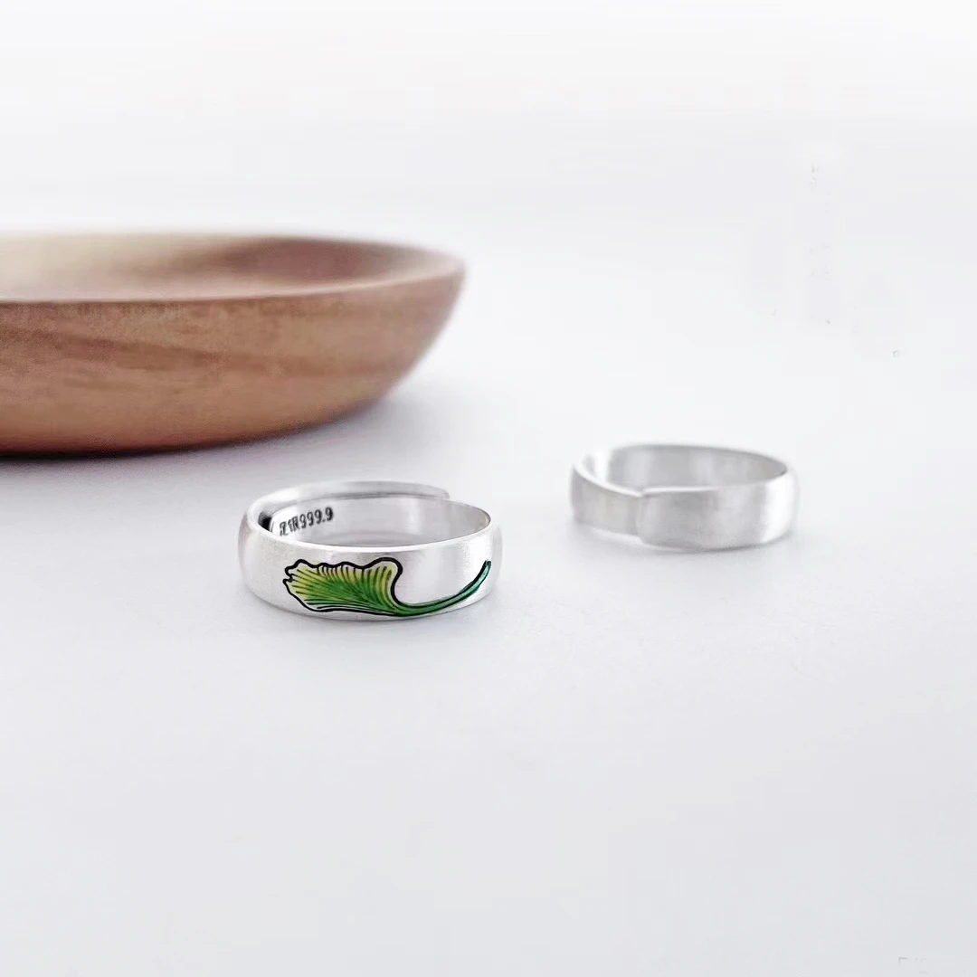 足银戒指 【三生有杏】戒指