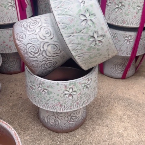 紫砂茶碗火锅两个16高度17