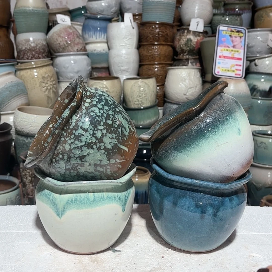 【闪购商品】紫砂花盆16*13尺寸四个