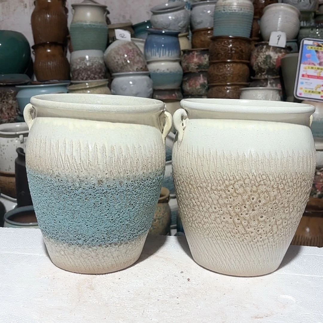 【闪购商品】紫砂花盆19*25尺寸两个