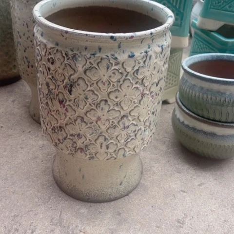 紫砂茶碗菠萝口径20高度30